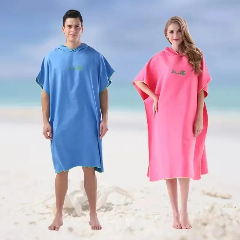 Quick-Dry Hooded Beach Poncho