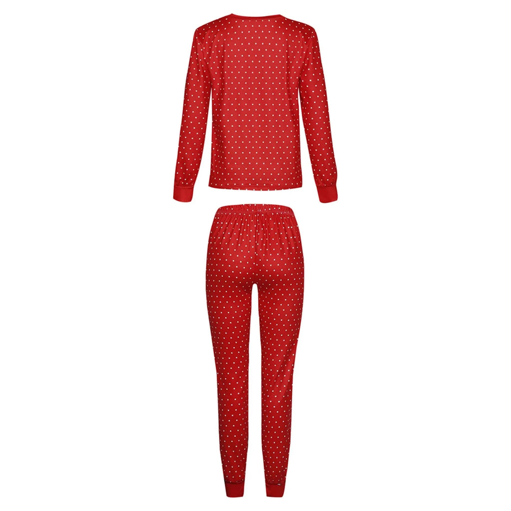Festive Family Matching Christmas Pajamas Set