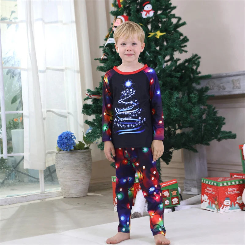 2025 Cartoon Family Christmas Pajama Set