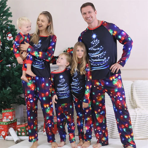 2025 Cartoon Family Christmas Pajama Set