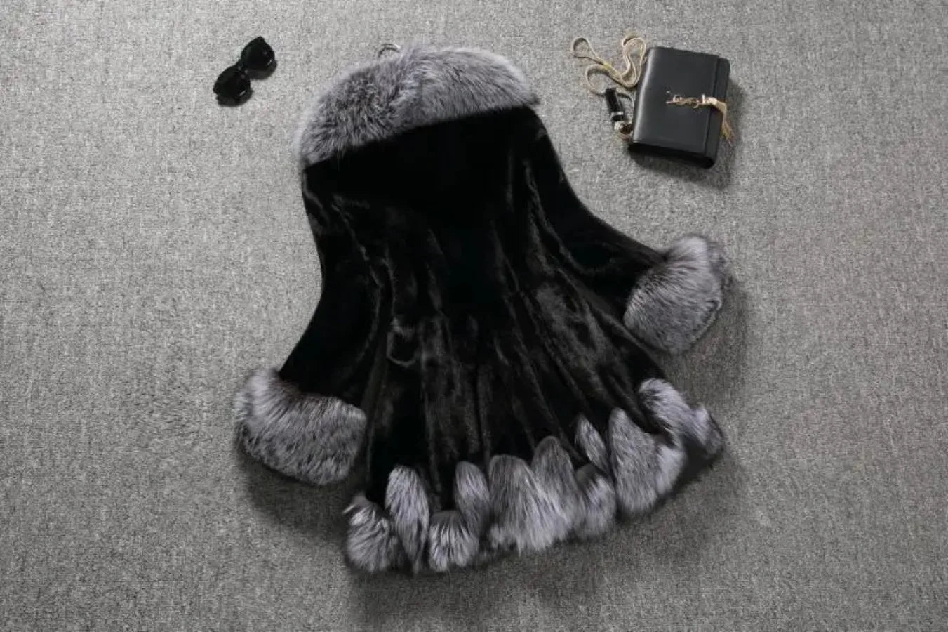 Arctic Luxe Faux Fur Hooded Coat