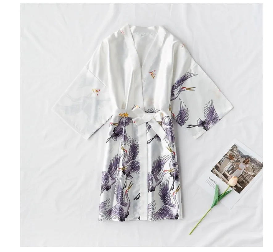 Silky 2PC V-Neck Nightwear Set