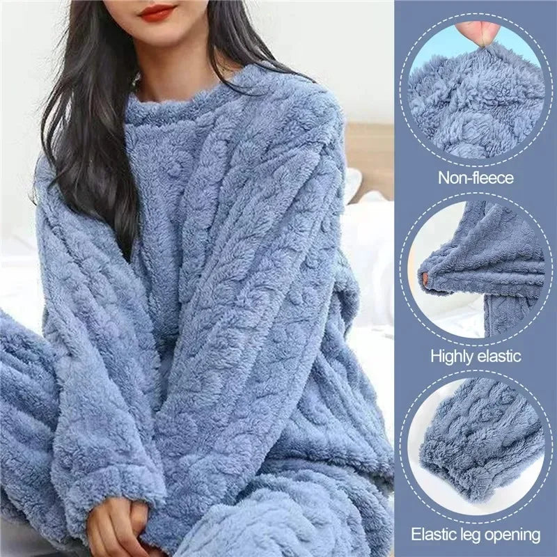 Cozy Velvet Winter Pajama Set