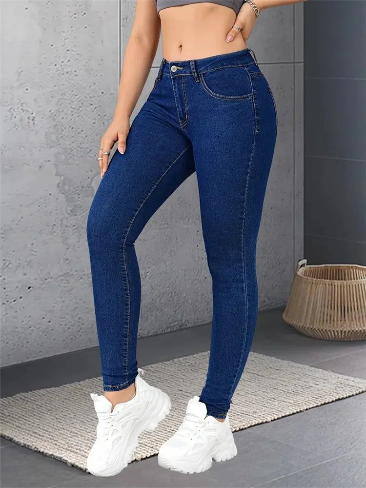Women’s Stretch Skinny Jeans – Slim Fit Pencil Pants