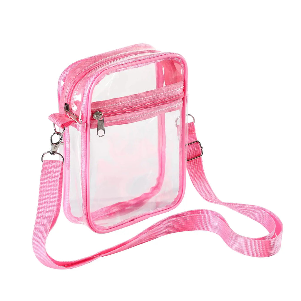 Stadium-Ready Clear Crossbody Purse