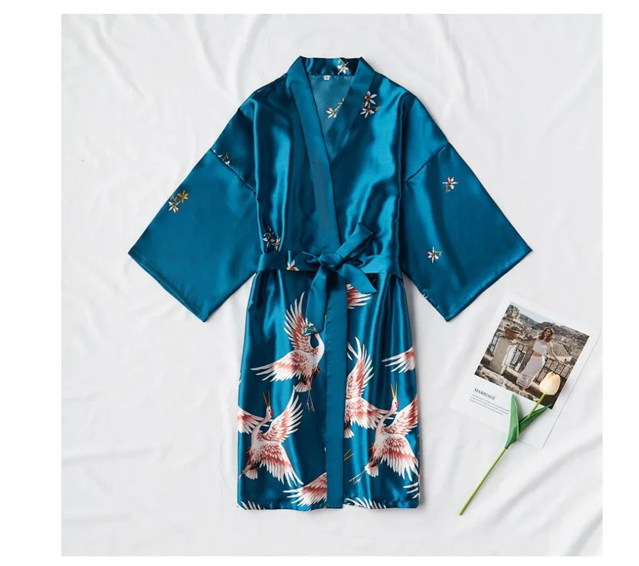 Silky 2PC V-Neck Nightwear Set