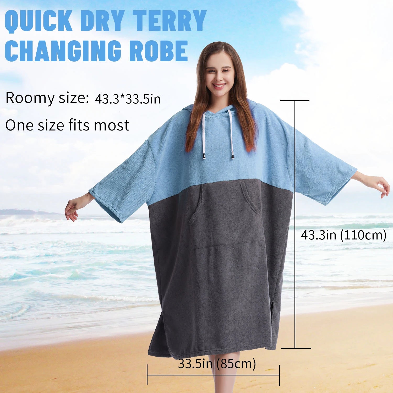 MUTAO Quick-Dry Changing Cloak