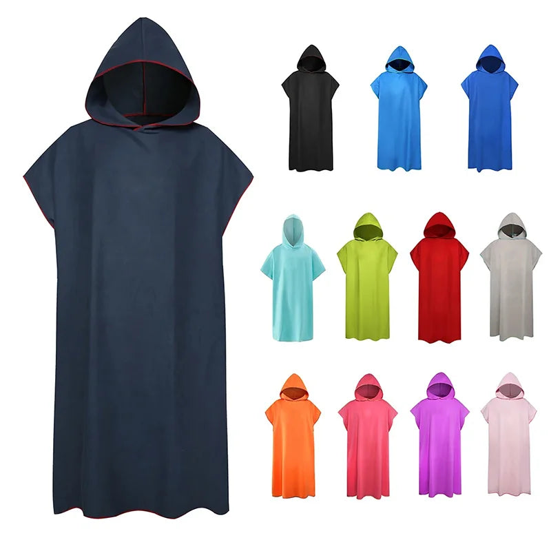 Quick-Dry Hooded Beach Poncho