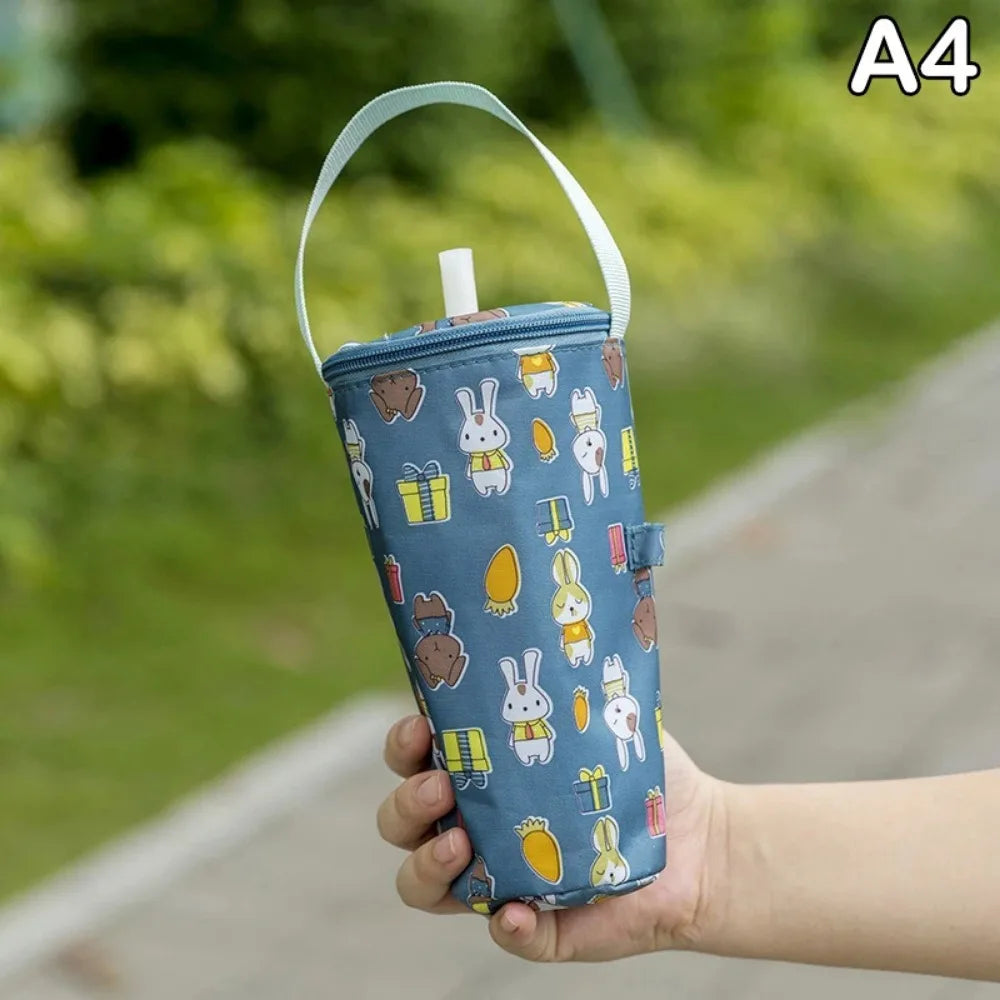 Insulated Canvas Milk Tea Tote