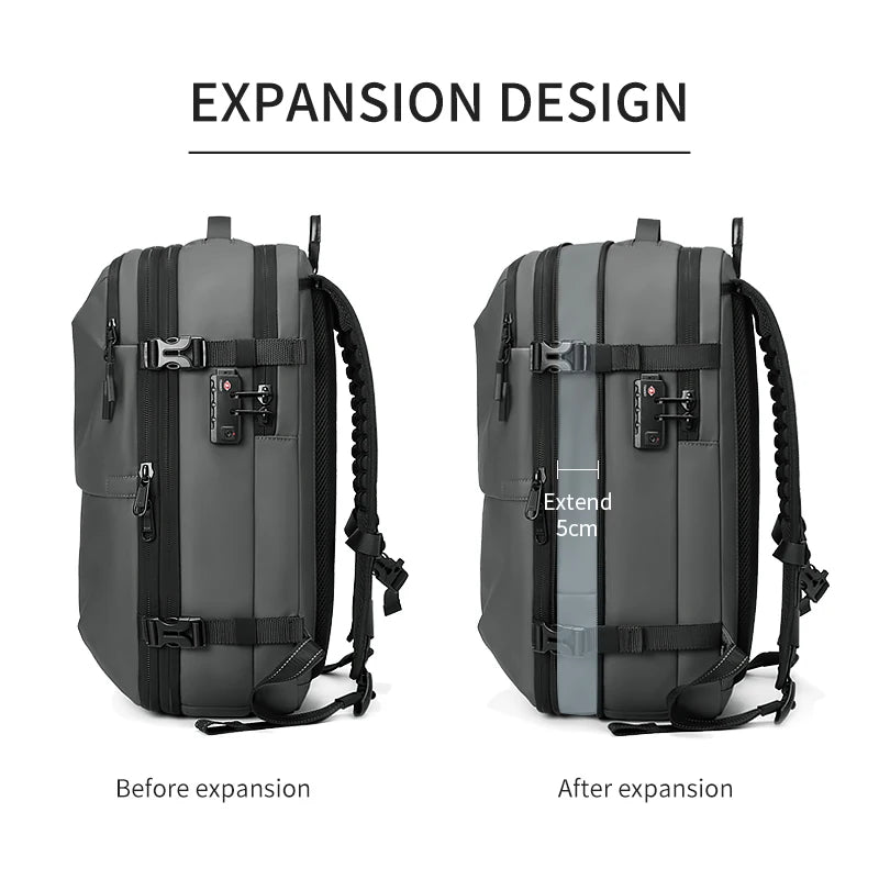 Vacuum Compression Travel & Laptop Backpack
