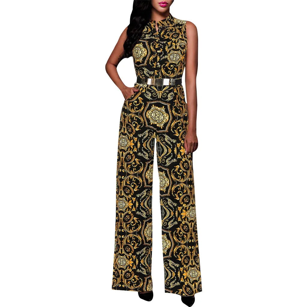 Elegant Tie-Waist Jumpsuit