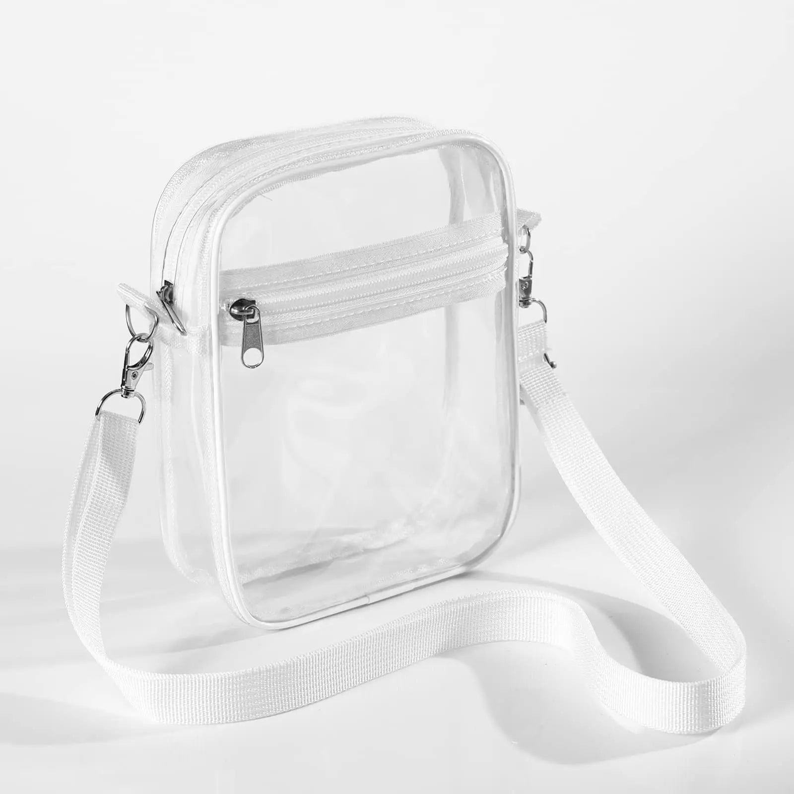 Stadium-Ready Clear Crossbody Purse