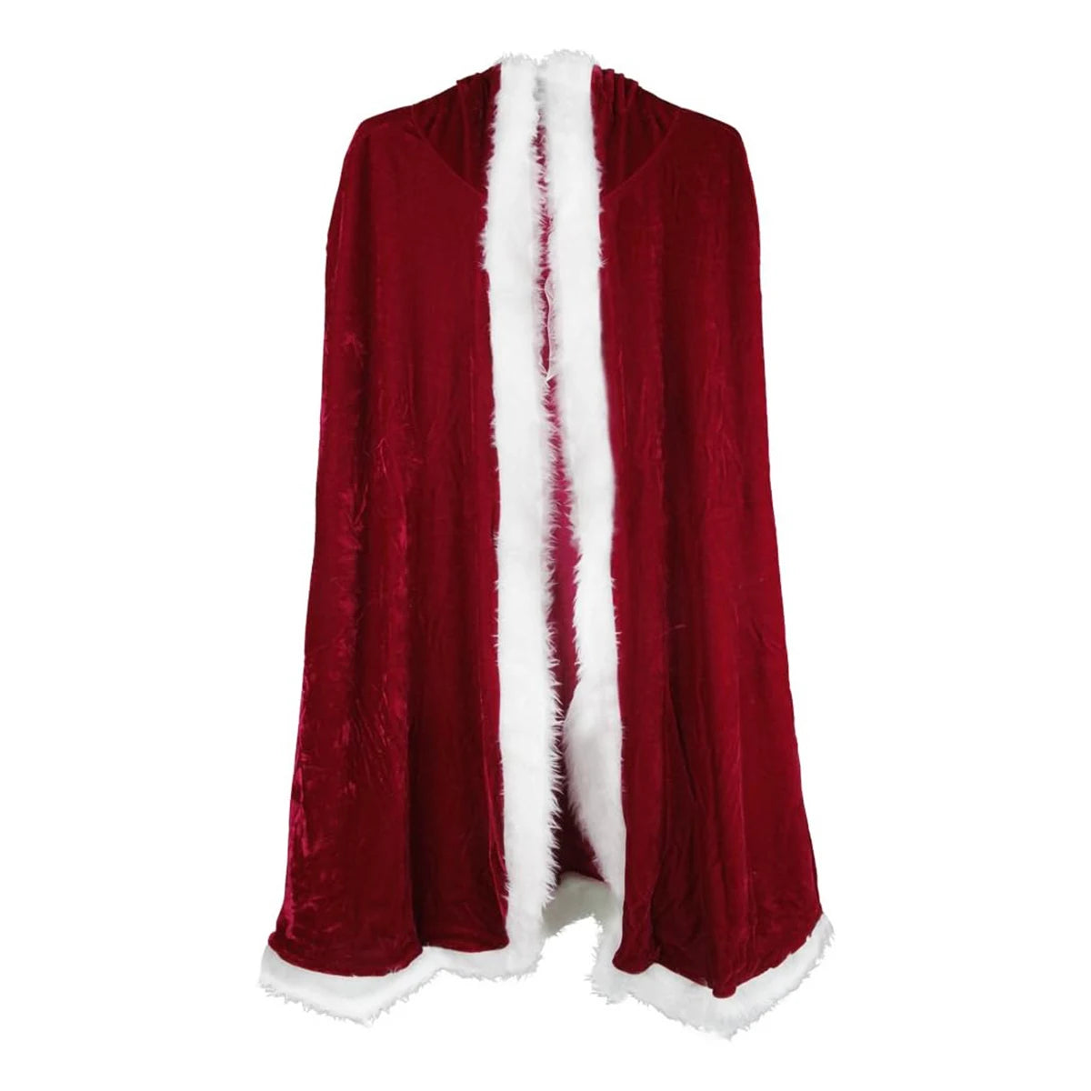 Velvet Santa Hooded Carnival Cape