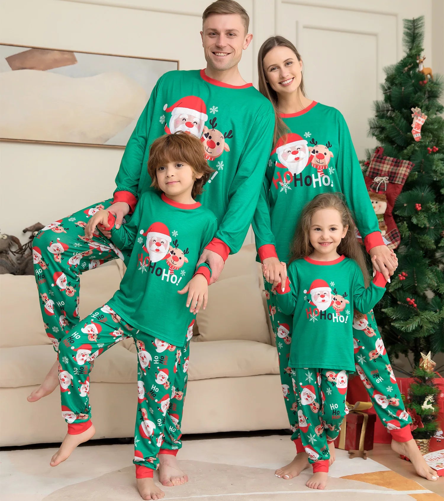 2025 Winter Family Reindeer Pajama Set