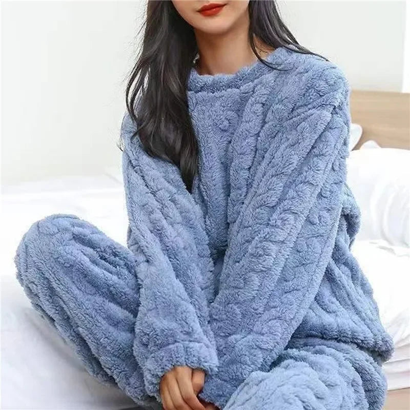 Cozy Velvet Winter Pajama Set
