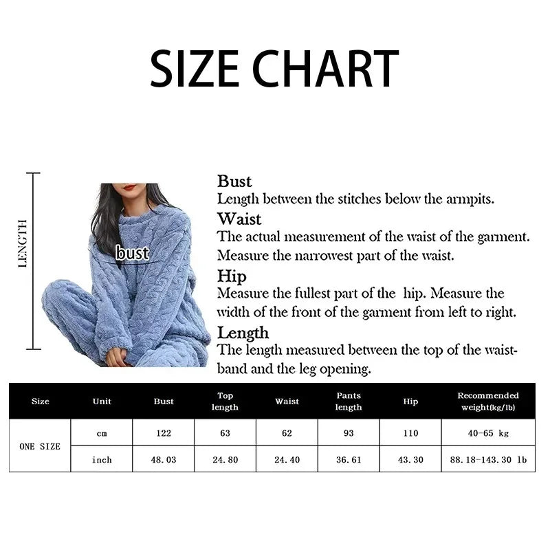 Cozy Velvet Winter Pajama Set
