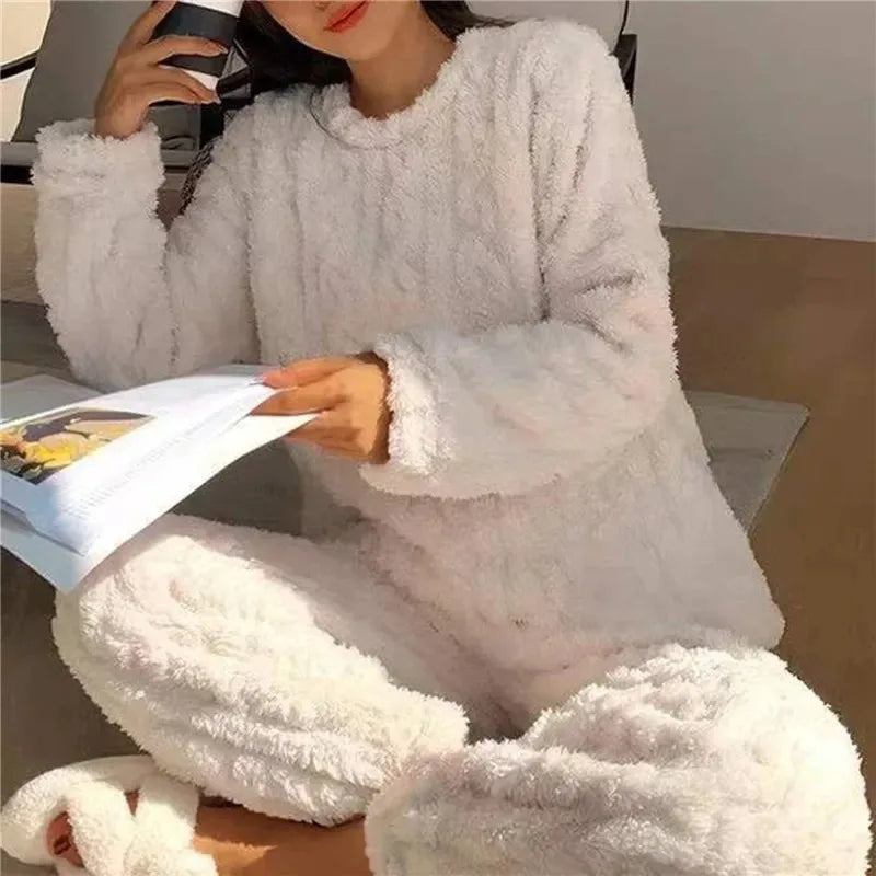 Cozy Velvet Winter Pajama Set