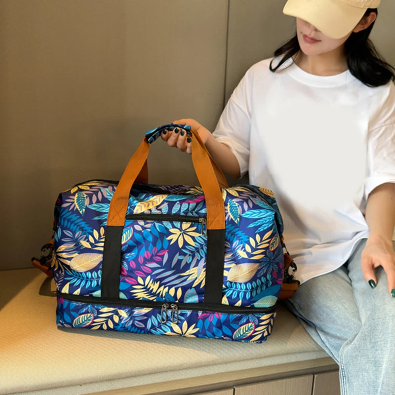 Spacious Dry-Wet Travel Duffle Bag