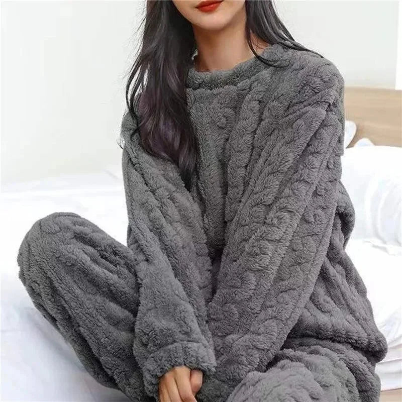 Cozy Velvet Winter Pajama Set