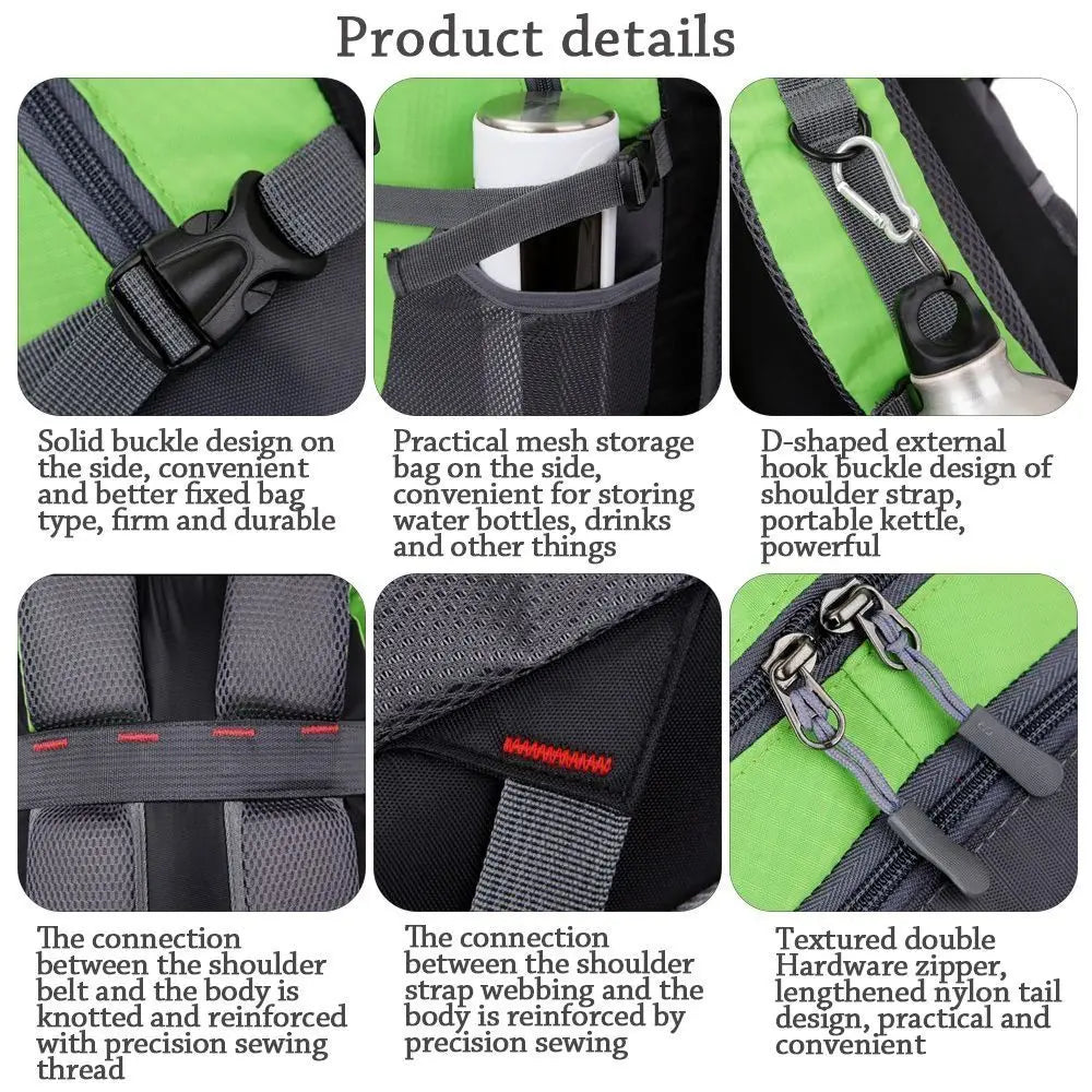 40L Waterproof Outdoor Hiking Backpack