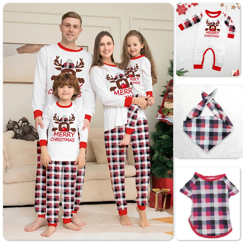 2025 Winter Family Reindeer Pajama Set