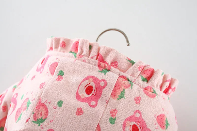 Bunny Hood Floral Winter Jacket for Toddlers