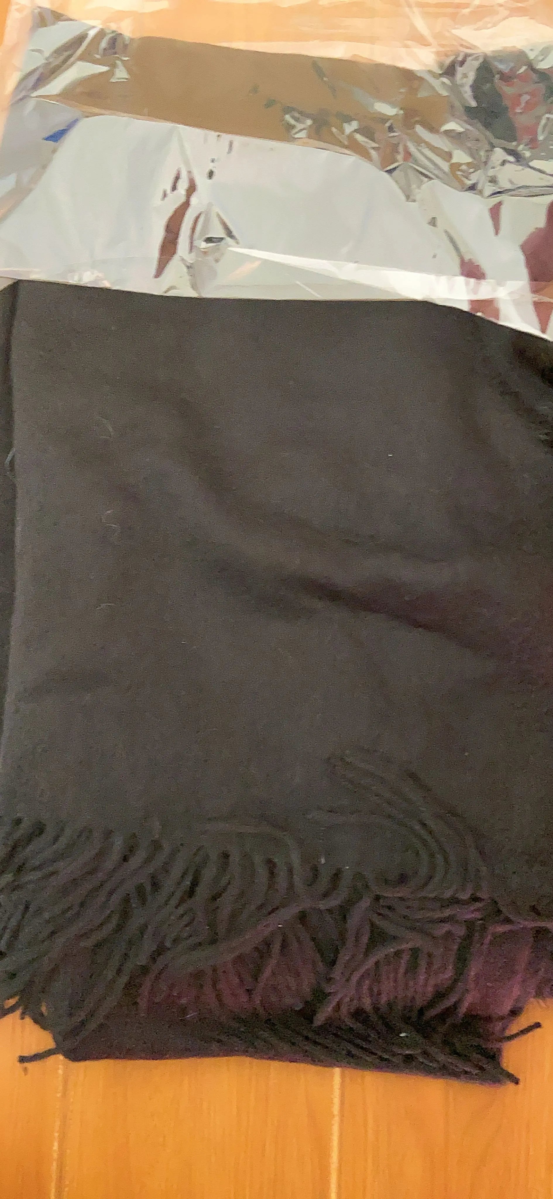 Luxury Rabbit Fur Triangle Shawl