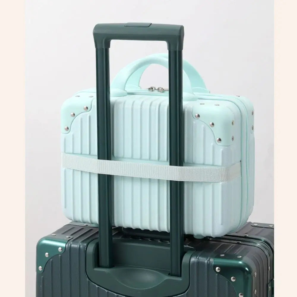 Compact Travel Makeup Suitcase