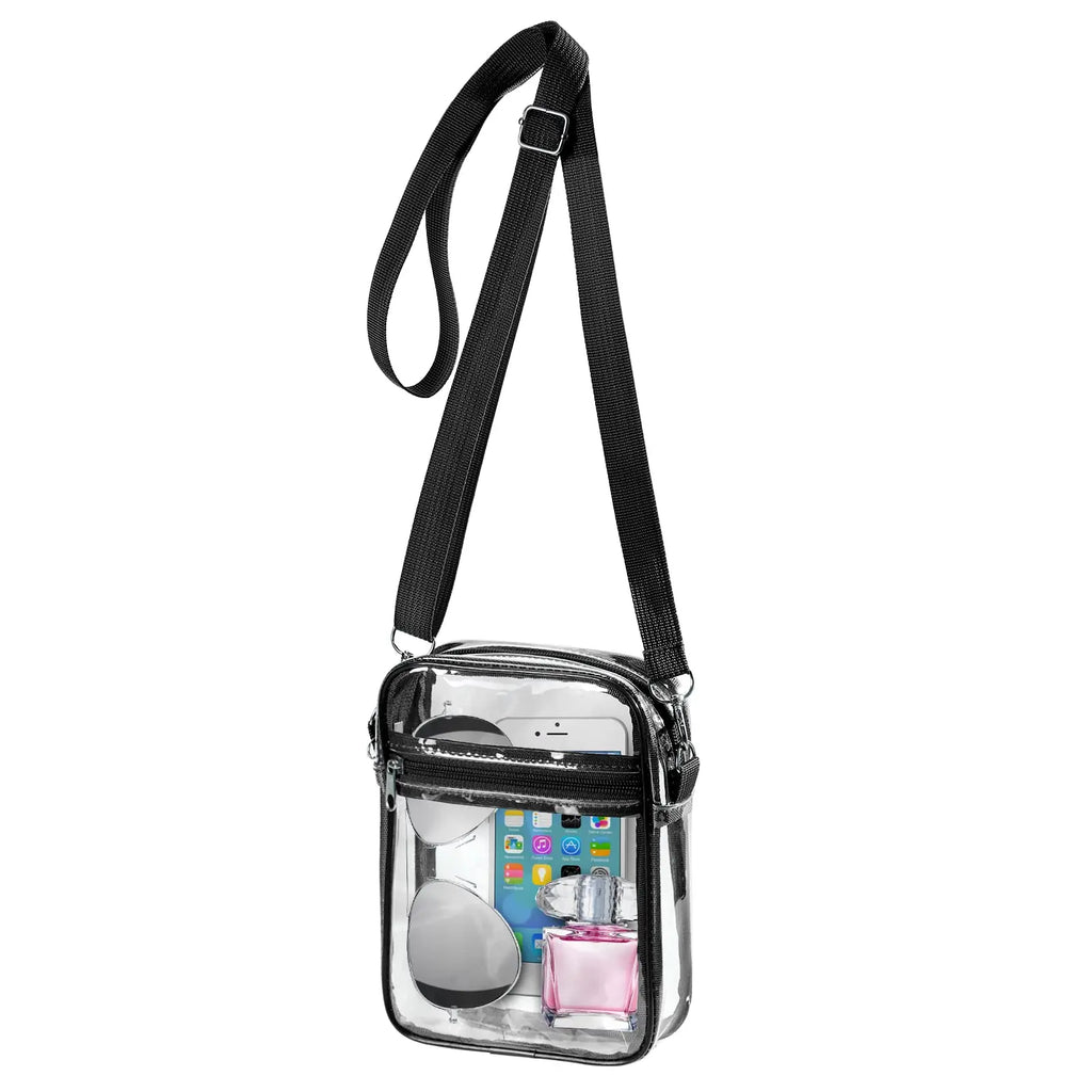 Stadium-Ready Clear Crossbody Purse