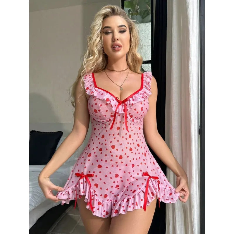 Blossom Charm Floral Mini Camisole Dress