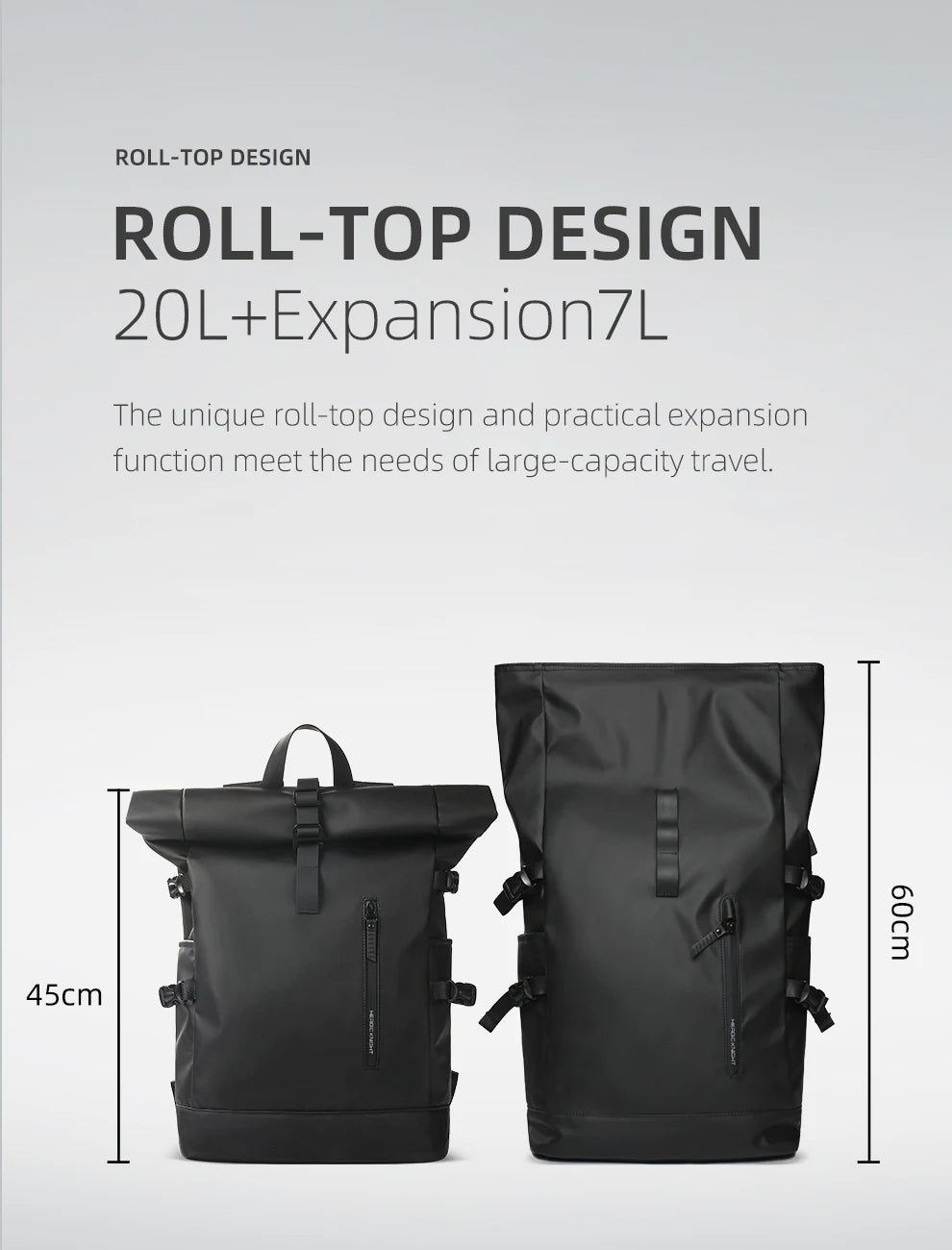 Urban Trek Expandable Laptop Backpack