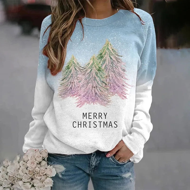 Festive Horse 3D Christmas Sweatshirt