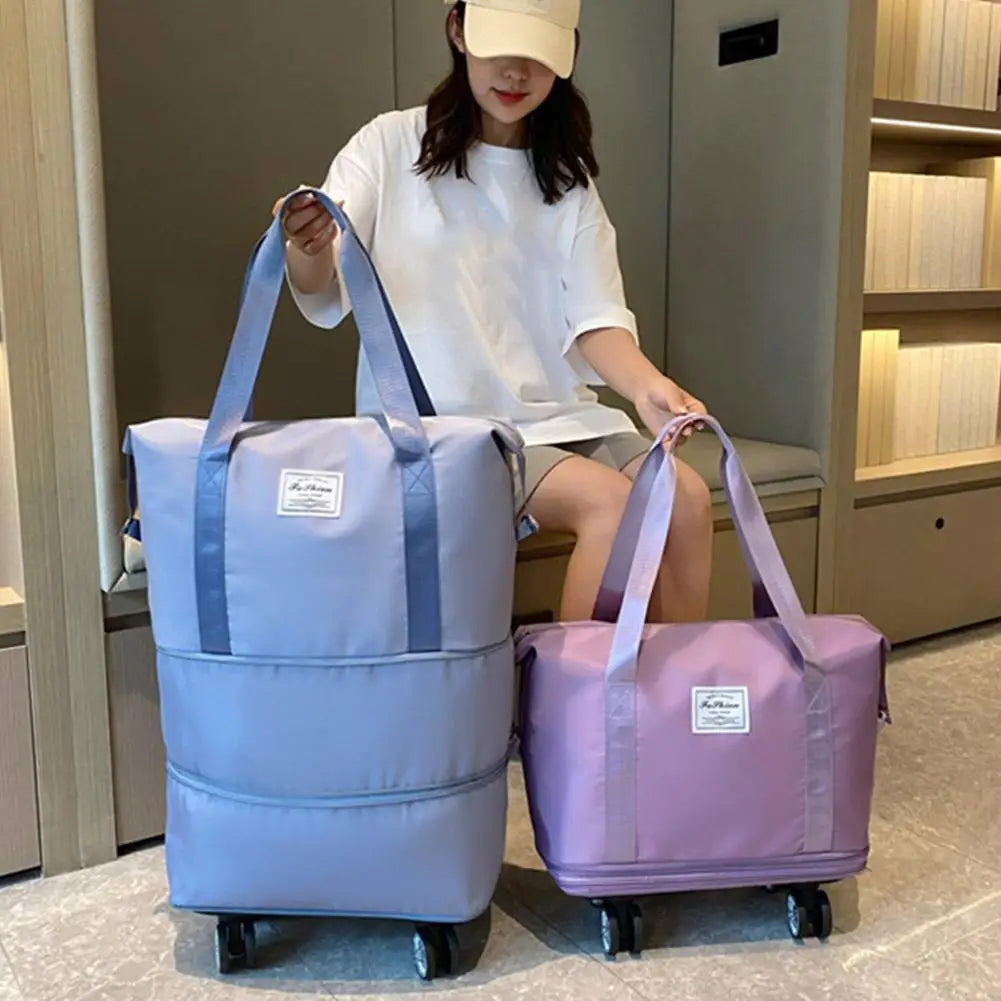 Expandable Travel Check-In Bag with Wheels