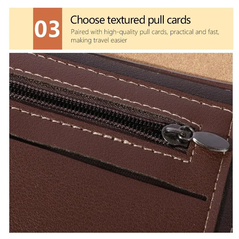 Vintage Multi-Slot Leather Wallet