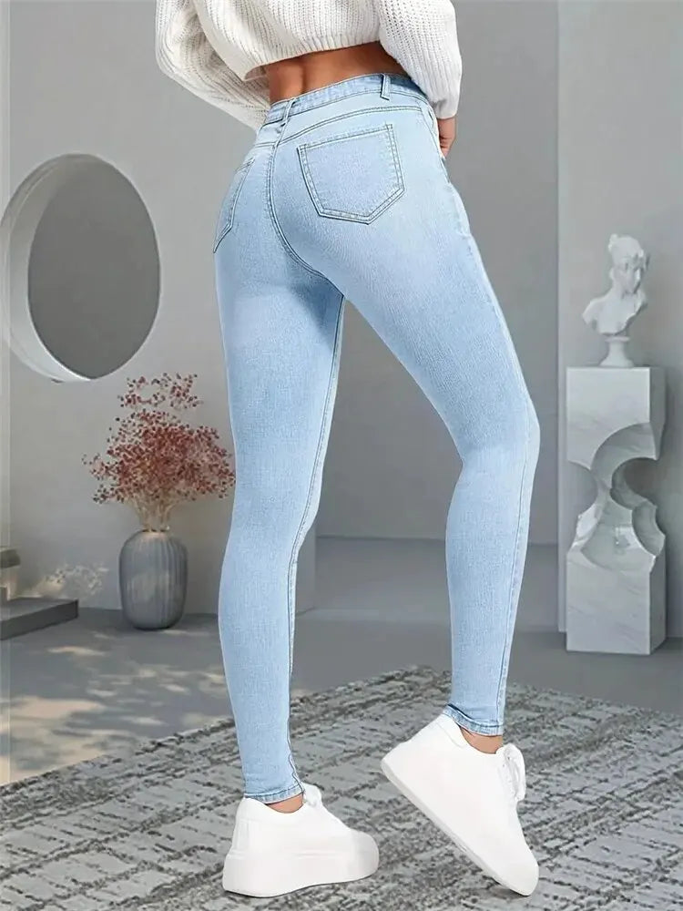 Women’s Stretch Skinny Jeans – Slim Fit Pencil Pants