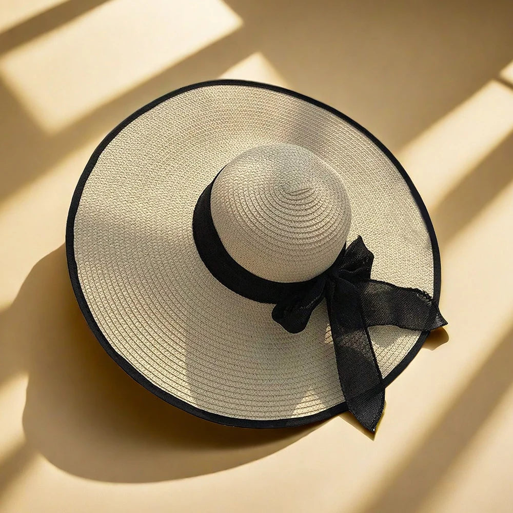 Seaside Elegance Wide Brim Hat