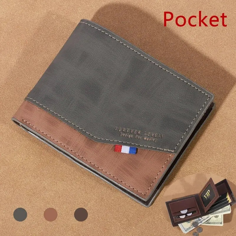 Vintage Multi-Slot Leather Wallet