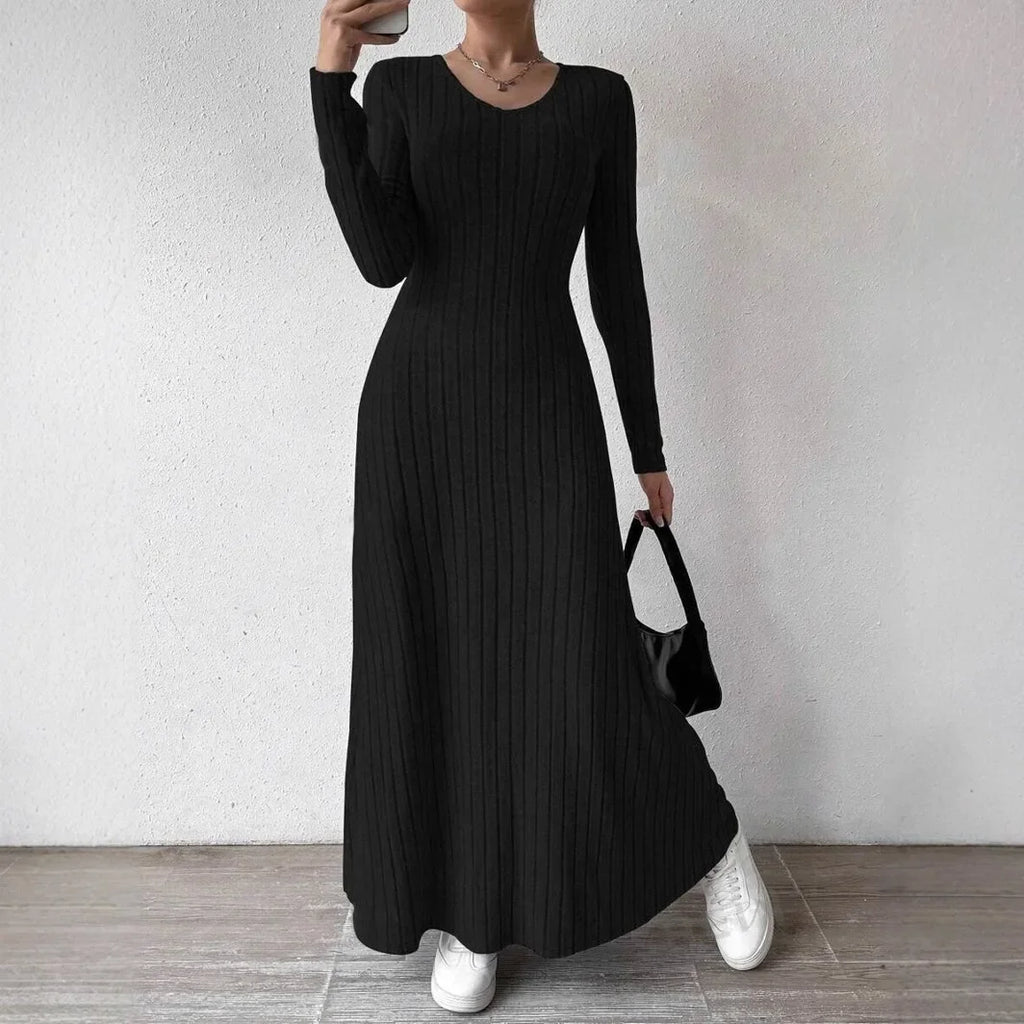 Slim Knit Maxi Dress