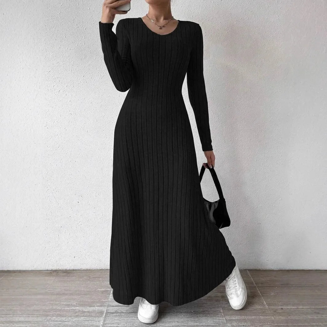 Slim Knit Maxi Dress