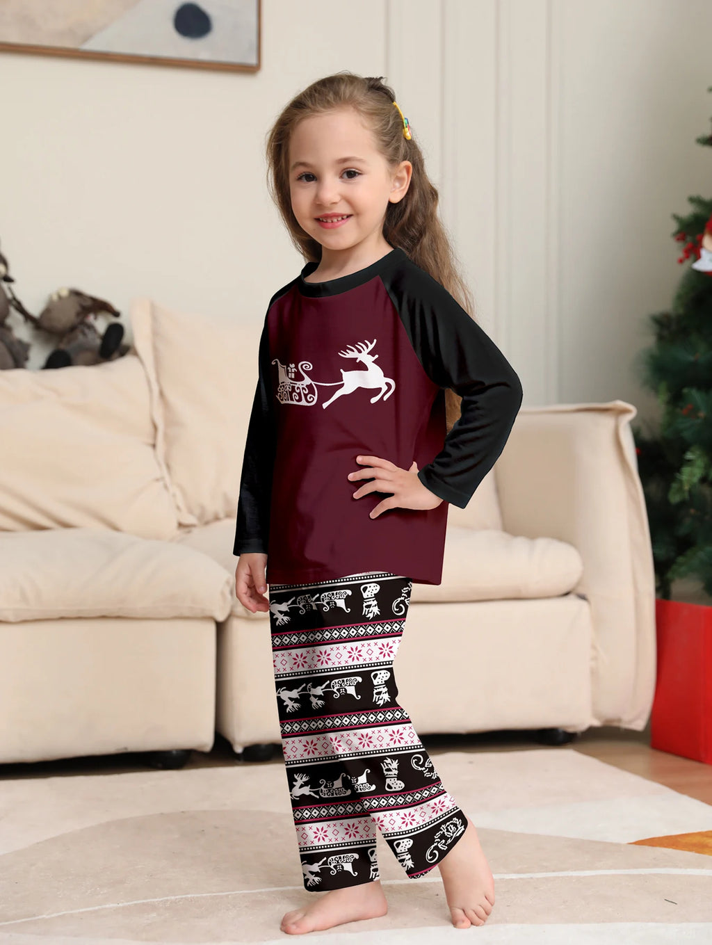 2025 Winter Family Reindeer Pajama Set