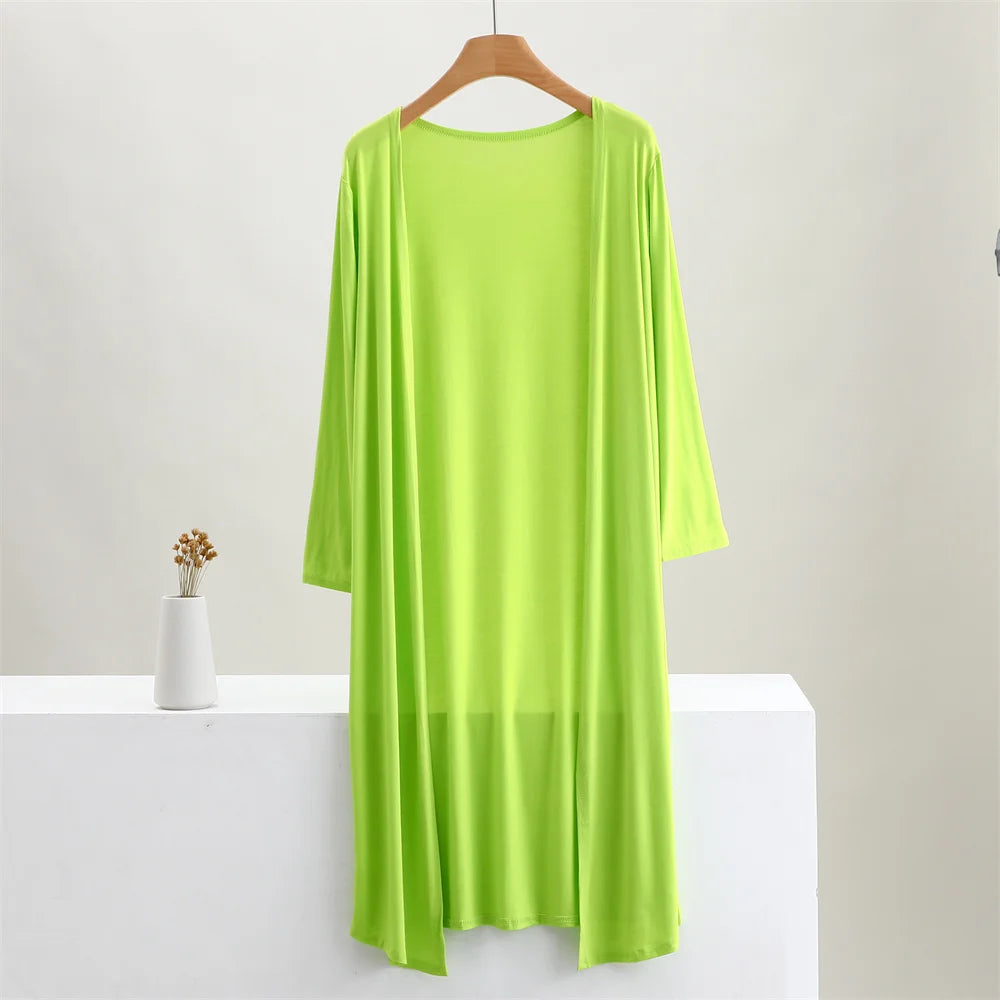 Soft Modal Longline Cardigan