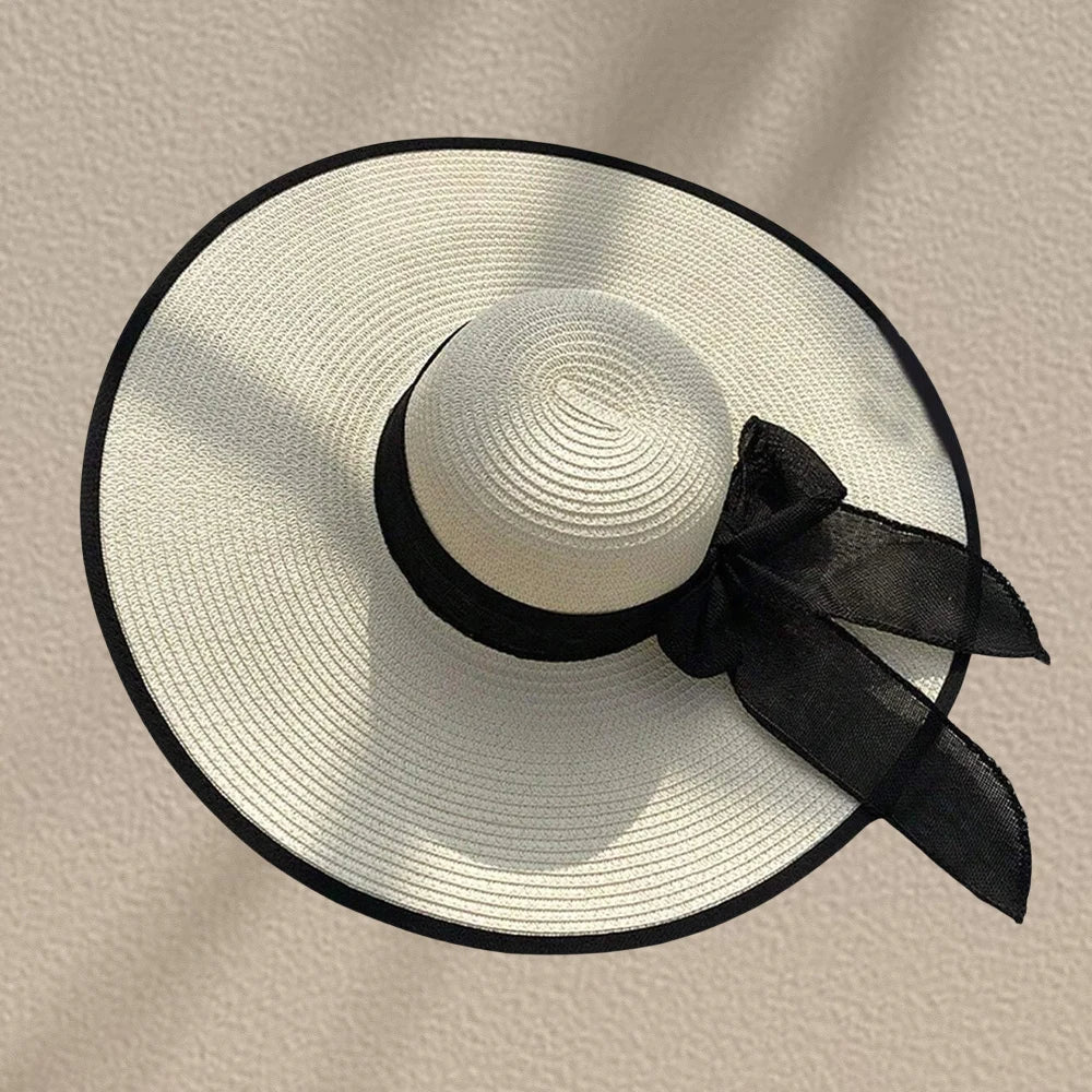 Seaside Elegance Wide Brim Hat