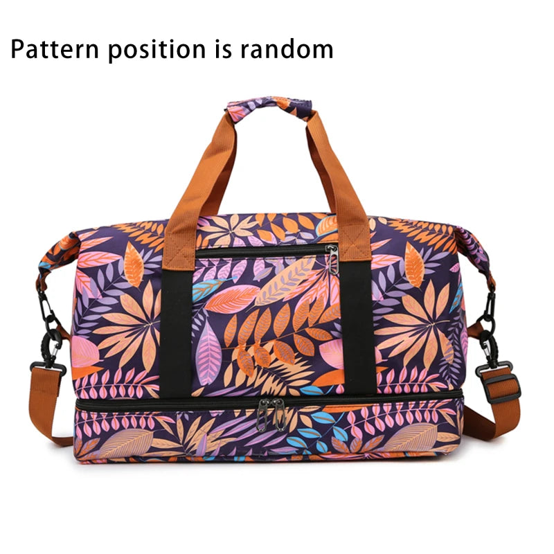 Spacious Dry-Wet Travel Duffle Bag