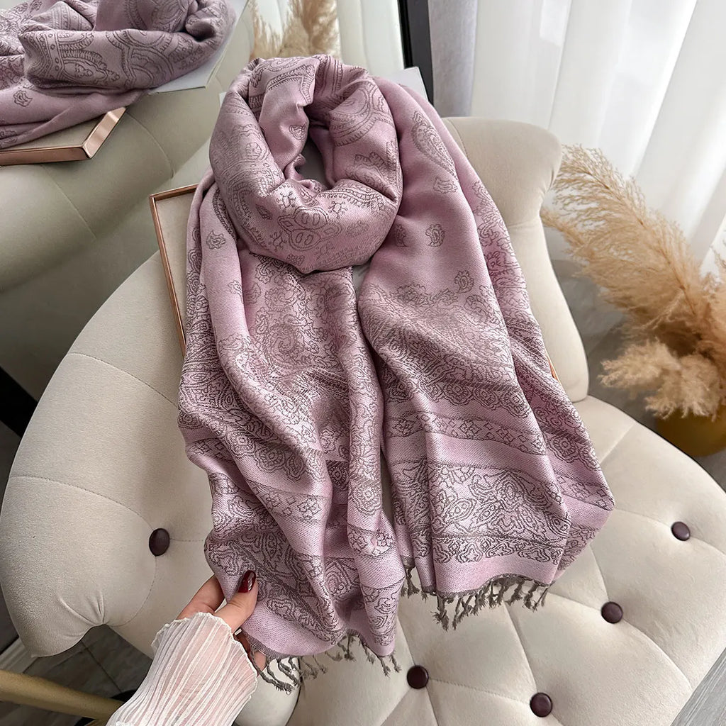 Bohemian Paisley Pashmina Scarf