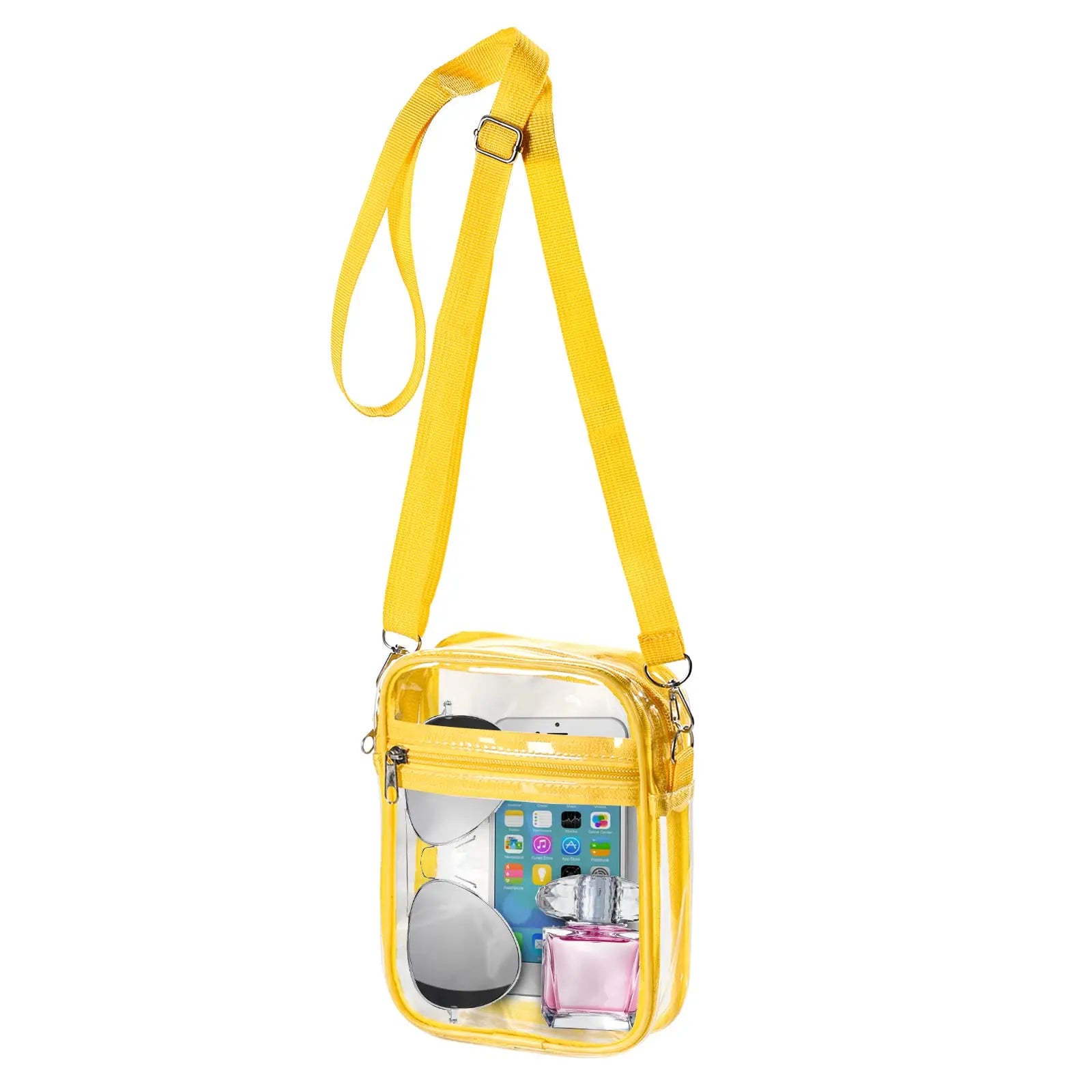 Stadium-Ready Clear Crossbody Purse