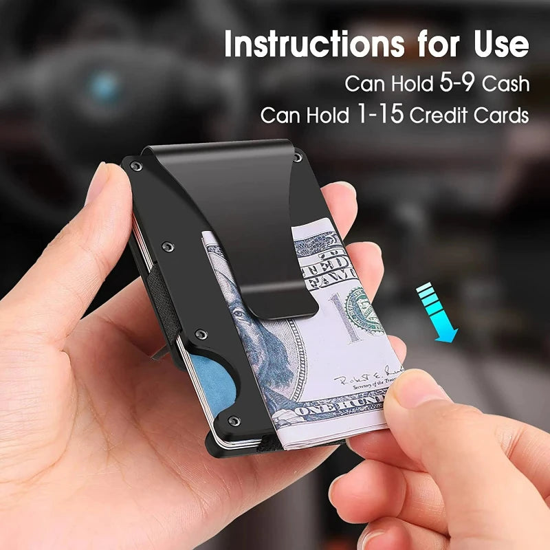 Metal Slim RFID Wallet