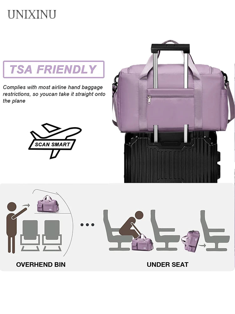 UNIXINU Women’s Large Capacity Carry-On Bag