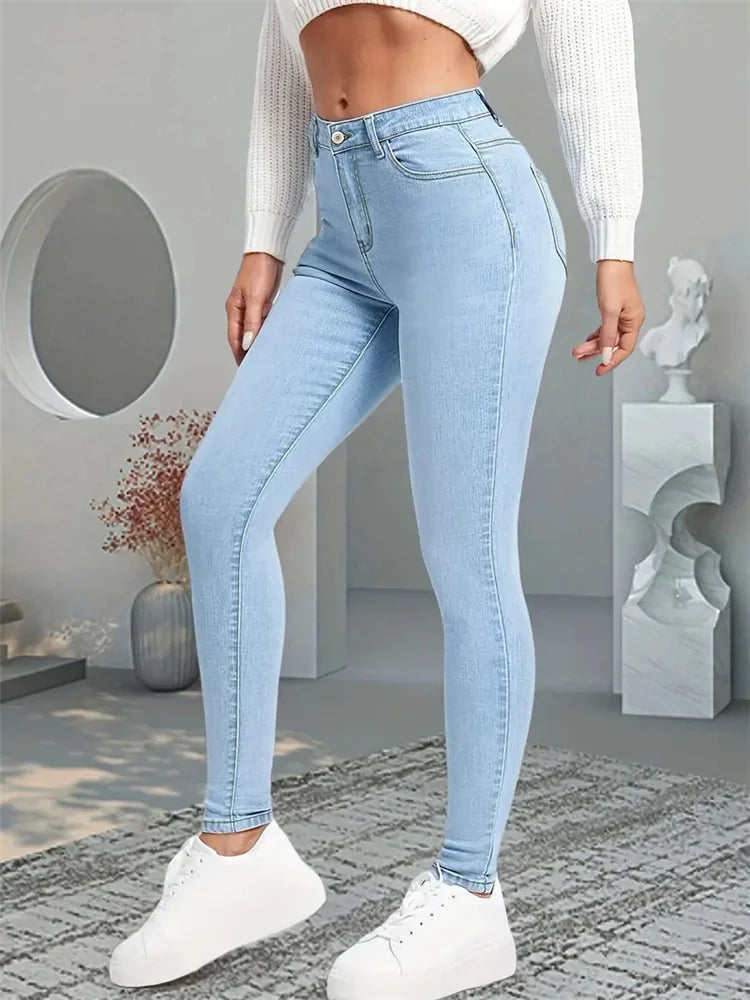 Women’s Stretch Skinny Jeans – Slim Fit Pencil Pants