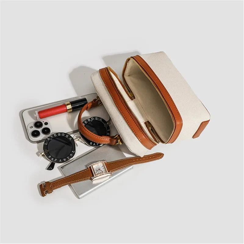 FXZLLQ Retro Canvas Box Bag