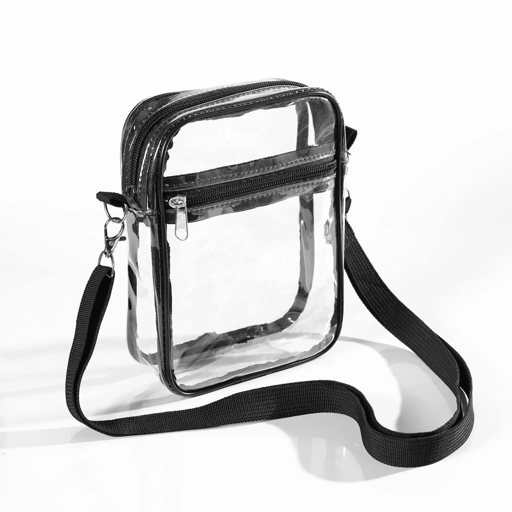 Stadium-Ready Clear Crossbody Purse